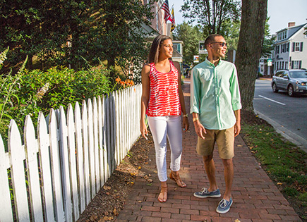 Downtown Easton in Talbot County, Maryland, is an wonderfully walkable small town.
